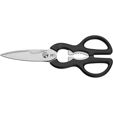 WMF Küchenschere 21 cm, Haushaltsschere mit Sägeschliff, Schere Küche, Edelstahl, Kunststoffgriff, Universalschere mit Flaschenöffner im Sale